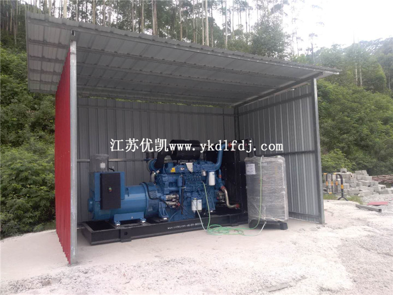 2020年7月2日，500KW玉柴發(fā)電機(jī)組交付廣西來賓某工地使用