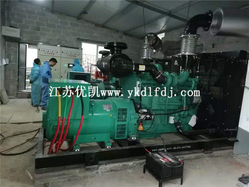 2020年11月14日，400KW重慶康明斯發(fā)電機(jī)組2臺(tái)并機(jī)交付養(yǎng)殖公司使用