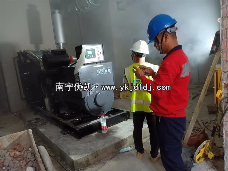 2022年6月15日，400KW上柴發(fā)電機(jī)組交付廣西賓陽某工程隊使用
