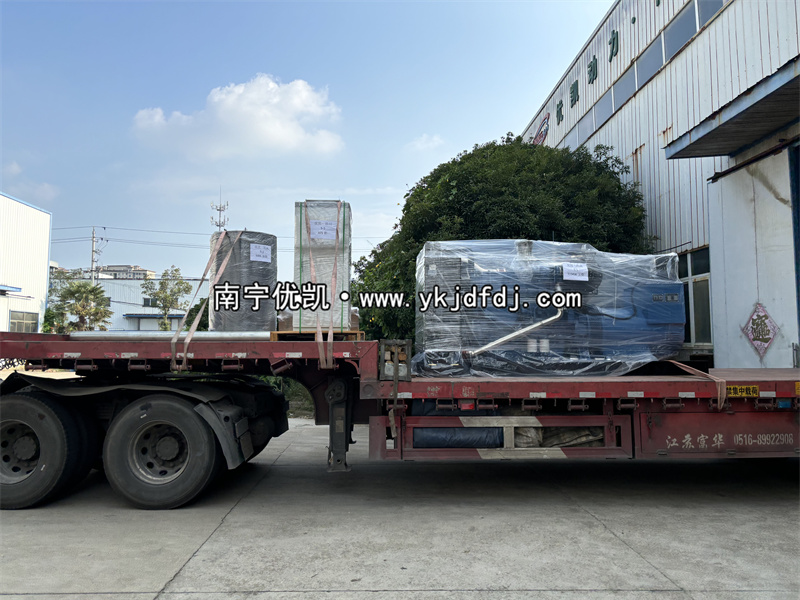 2024年9月18日，梧州藤縣項目315kw玉柴發(fā)電機組裝車發(fā)貨